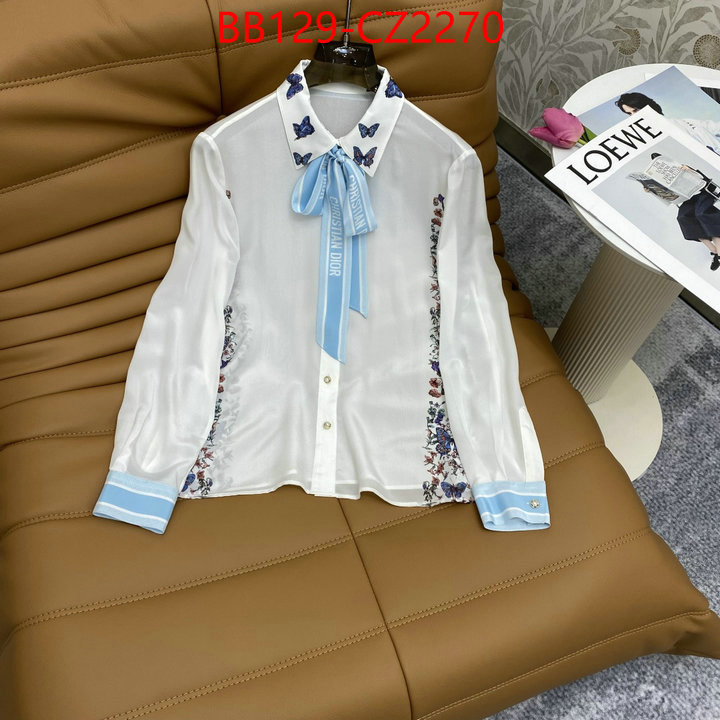 Clothing-Dior how to buy replica shop ID: CZ2270 $: 129USD
