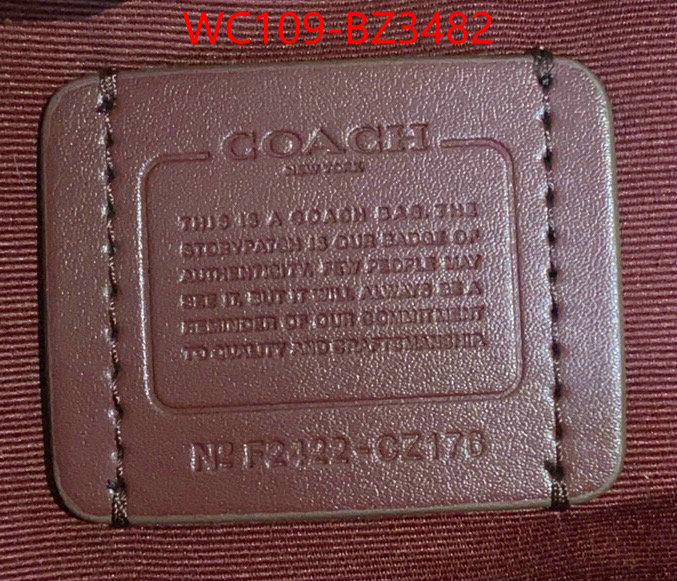 Coach Bags(4A)-Backpack- aaaaa replica ID: BZ3482 $: 109USD,