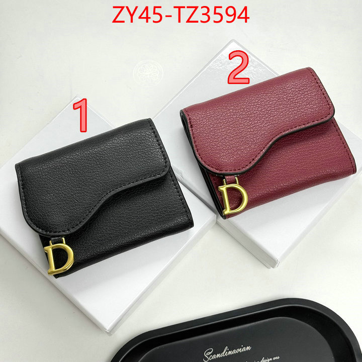 Dior Bags(4A)-Wallet- replica 1:1 ID: TZ3594 $: 45USD,