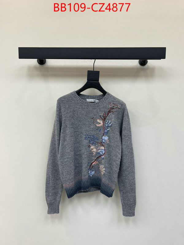 Clothing-Dior replica designer ID: CZ4877 $: 109USD