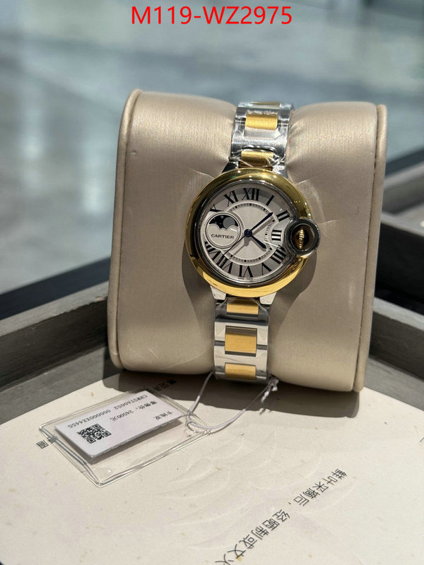 Watch(4A)-Cartier buy best quality replica ID: WZ2975 $: 119USD