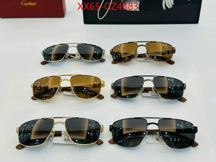 Glasses-Cartier 1:1 replica wholesale ID: GZ4383 $: 65USD