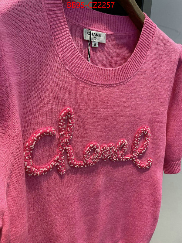 Clothing-Chanel quality aaaaa replica ID: CZ2257 $: 95USD