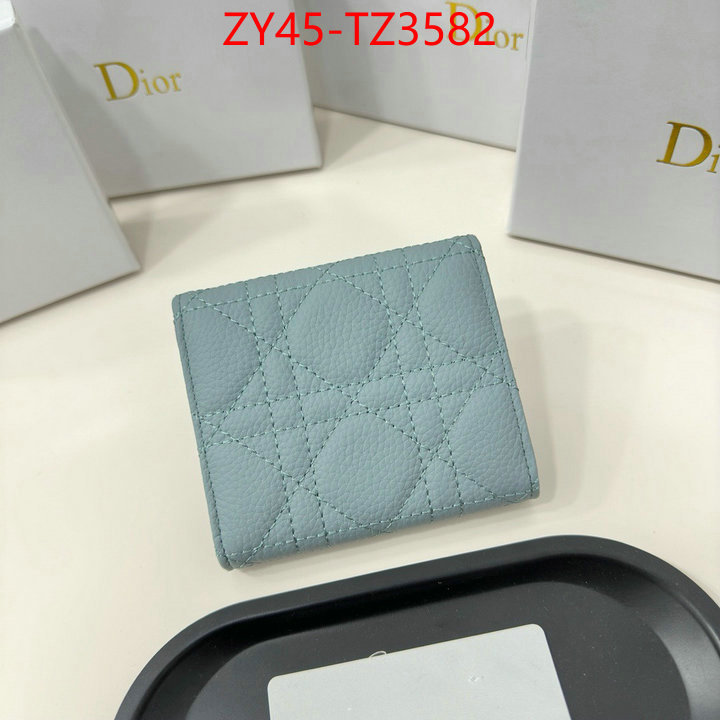 Dior Bags(4A)-Wallet- aaaaa class replica ID: TZ3582 $: 45USD,