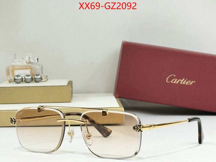 Glasses-Cartier replica best ID: GZ2092 $: 69USD