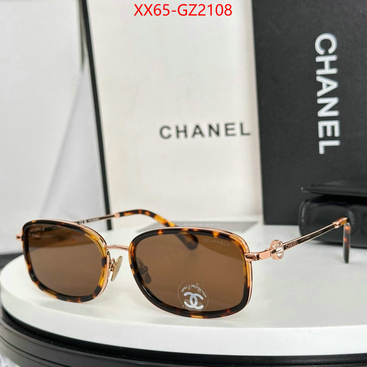 Glasses-Chanel replica 1:1 ID: GZ2108 $: 65USD