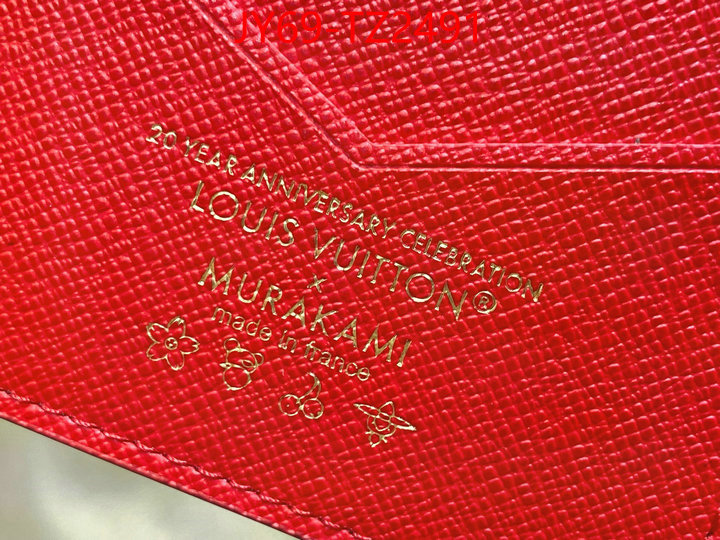 LV Bags(TOP)-Wallet shop now ID: TZ2491 $: 69USD,