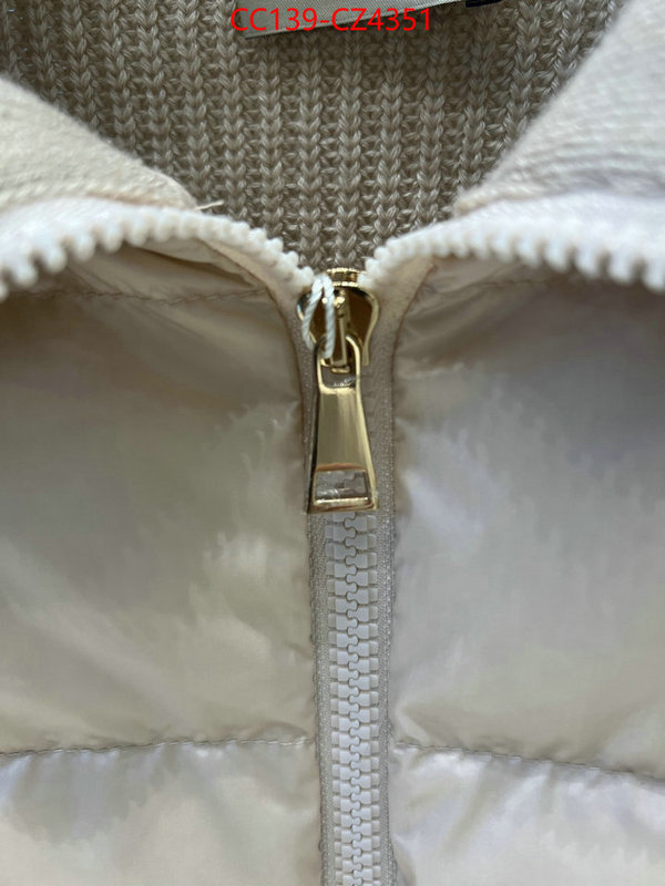 Down jacket Women-Moncler cheap replica designer ID: CZ4351 $: 139USD