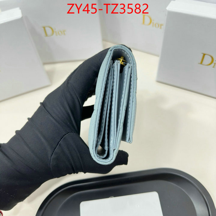 Dior Bags(4A)-Wallet- aaaaa class replica ID: TZ3582 $: 45USD,
