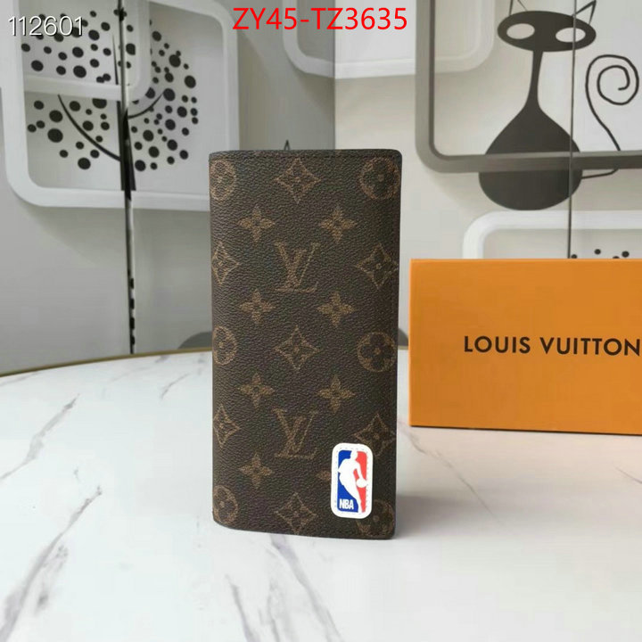 LV Bags(4A)-Wallet the top ultimate knockoff ID: TZ3635 $: 45USD,