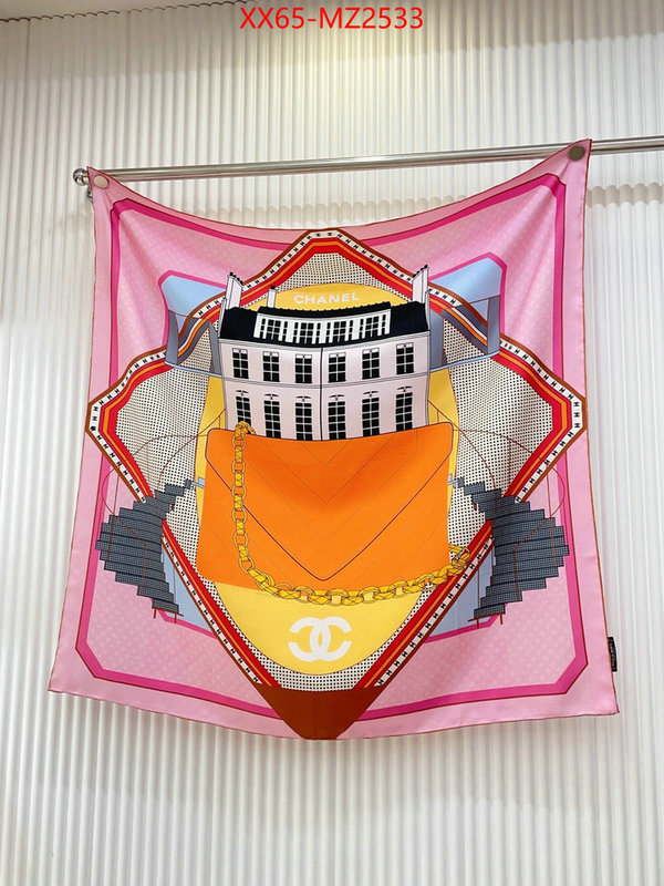 Scarf-Chanel the highest quality fake ID: MZ2533 $: 65USD