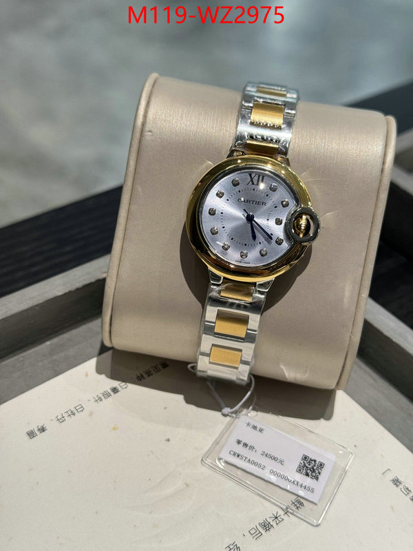 Watch(4A)-Cartier buy best quality replica ID: WZ2975 $: 119USD