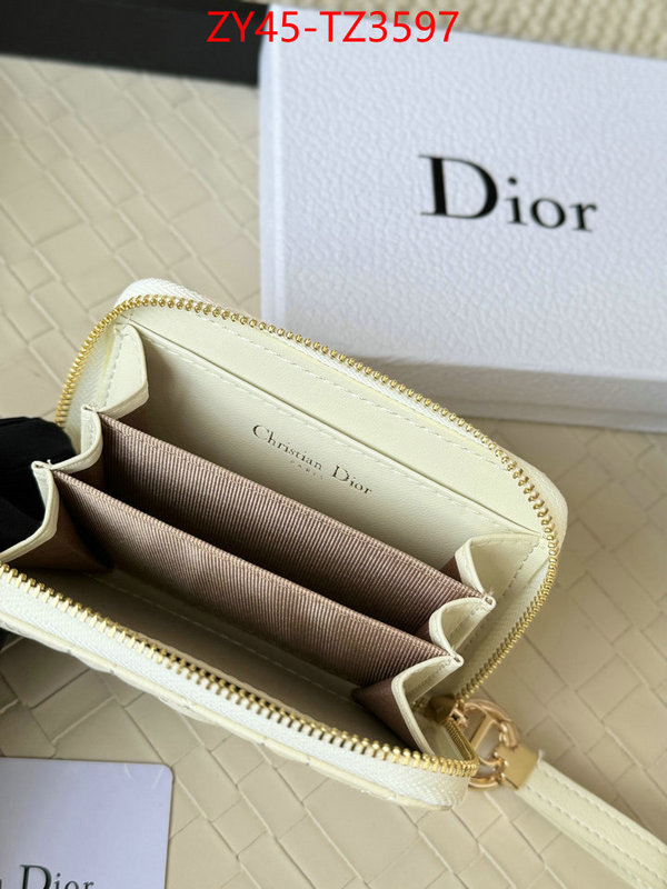 Dior Bags(4A)-Wallet- new designer replica ID: TZ3597 $: 45USD,