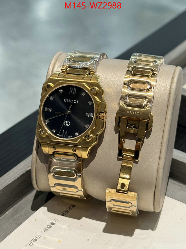 Watch(4A)-Gucci aaaaa+ quality replica ID: WZ2988 $: 145USD