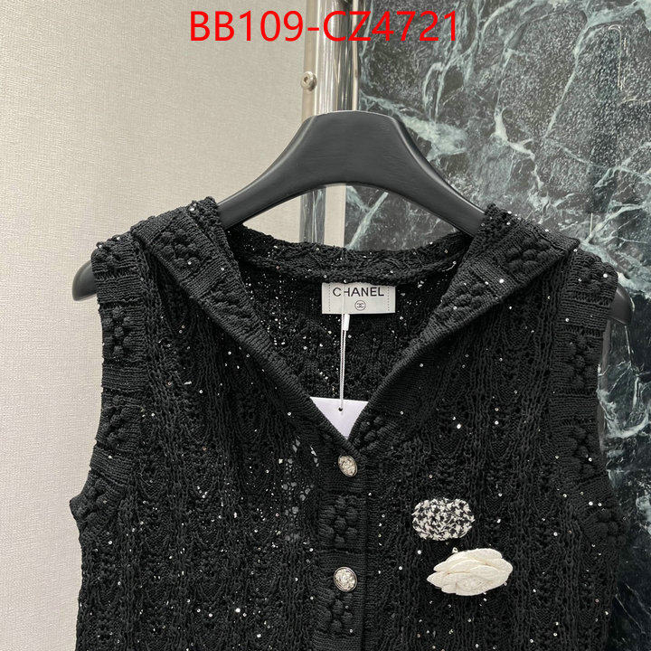 Clothing-Chanel best fake ID: CZ4721 $: 109USD
