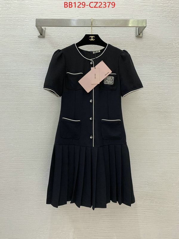 Clothing-MIU MIU top perfect fake ID: CZ2379 $: 129USD