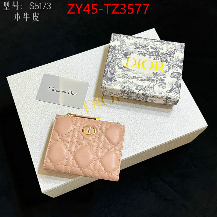 Dior Bags(4A)-Wallet- the highest quality fake ID: TZ3577 $: 45USD,