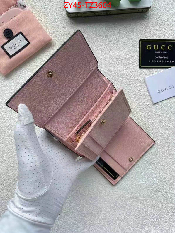 Gucci Bags(4A)-Wallet- top quality replica ID: TZ3604 $: 45USD,