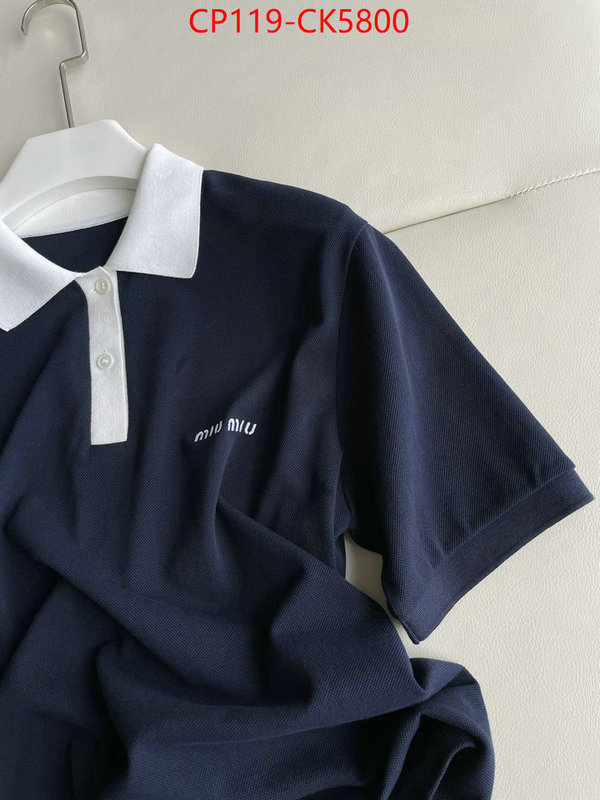 Clothing-MIU MIU copy ID: CK5800 $: 119USD
