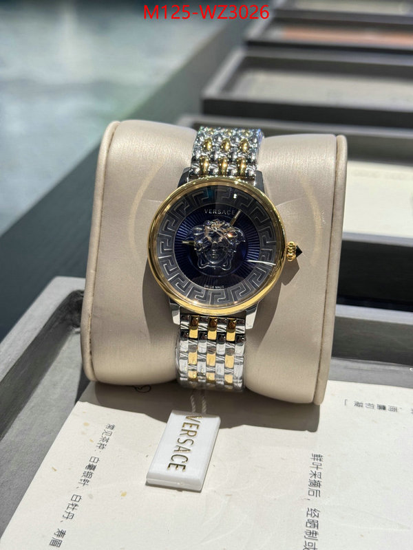 Watch(4A)-Versace knockoff highest quality ID: WZ3026 $: 125USD