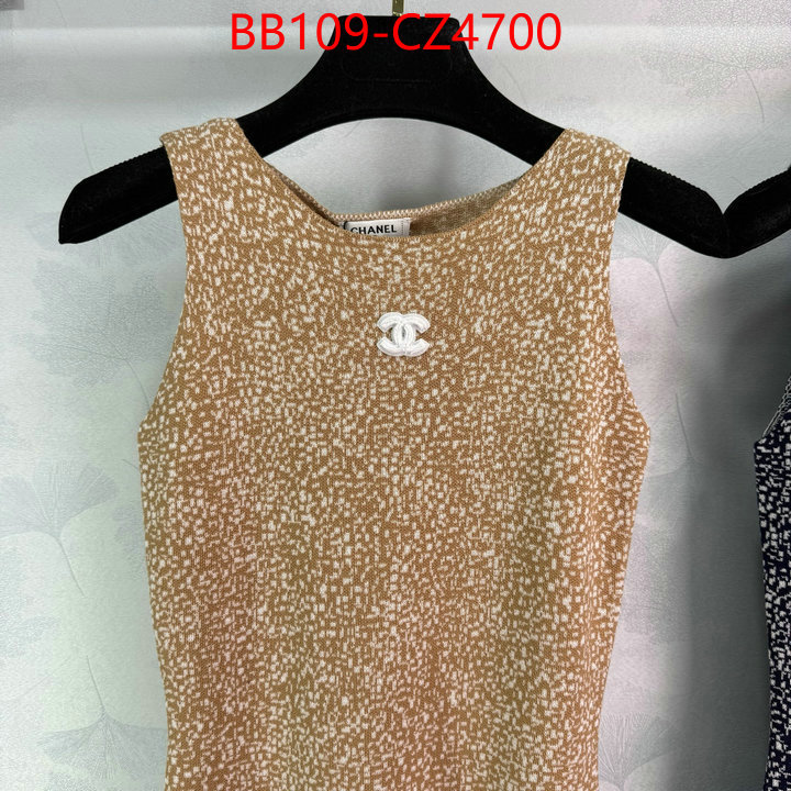 Clothing-Chanel what is a 1:1 replica ID: CZ4700 $: 109USD