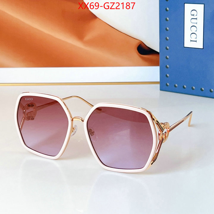Glasses-Gucci shop the best high quality ID: GZ2187 $: 69USD