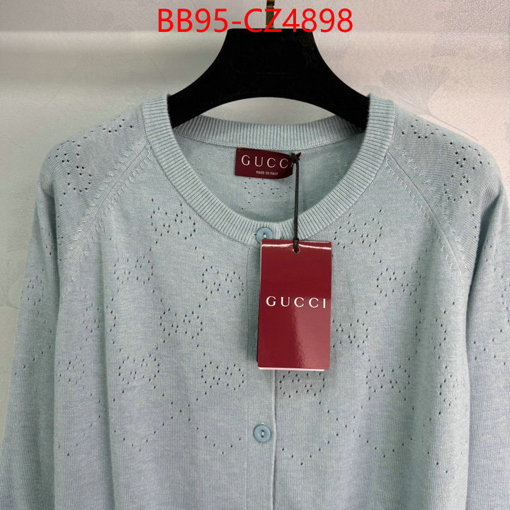 Clothing-Gucci top brands like ID: CZ4898 $: 95USD