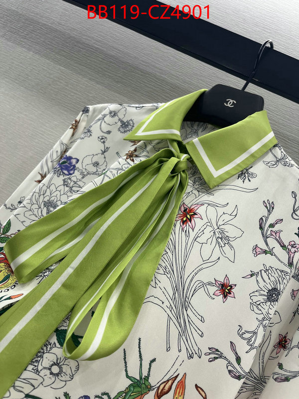 Clothing-Gucci top designer replica ID: CZ4901 $: 119USD
