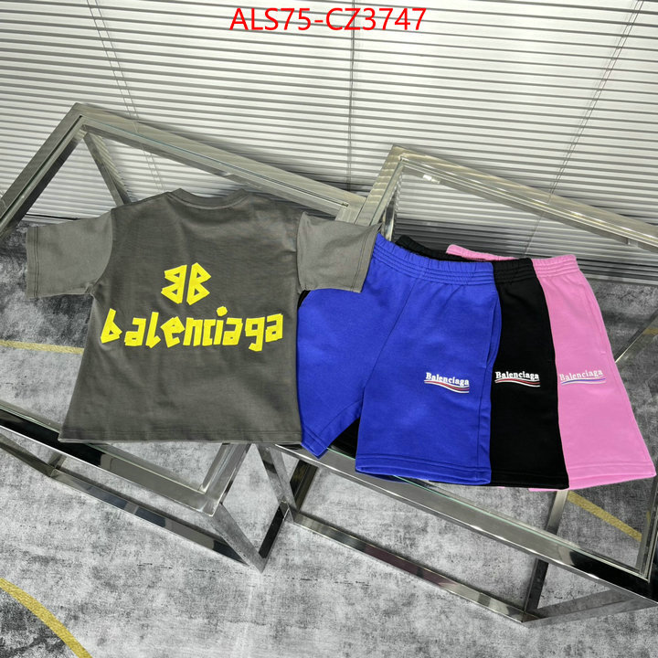 Kids clothing-Balenciaga best quality replica ID: CZ3747 $: 75USD