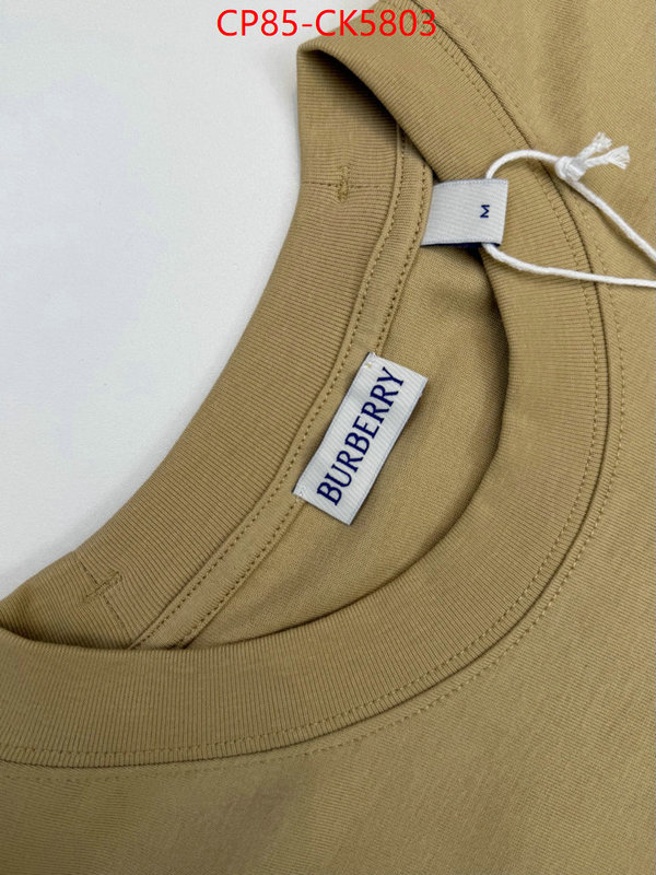 Clothing-Burberry shop cheap high quality 1:1 replica ID: CK5803 $: 85USD