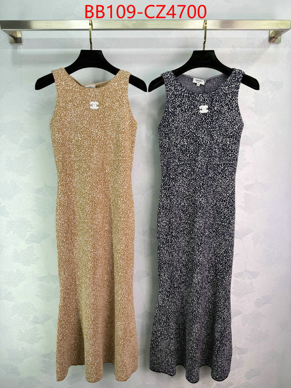 Clothing-Chanel what is a 1:1 replica ID: CZ4700 $: 109USD