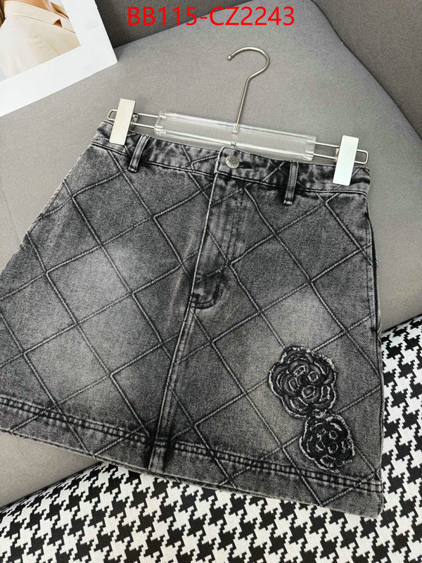 Clothing-Chanel shop designer replica ID: CZ2243 $: 115USD
