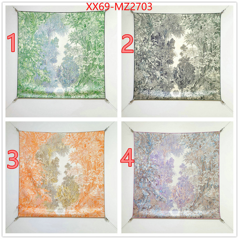 Scarf-Hermes 2024 replica wholesale cheap sales online ID: MZ2703 $: 69USD