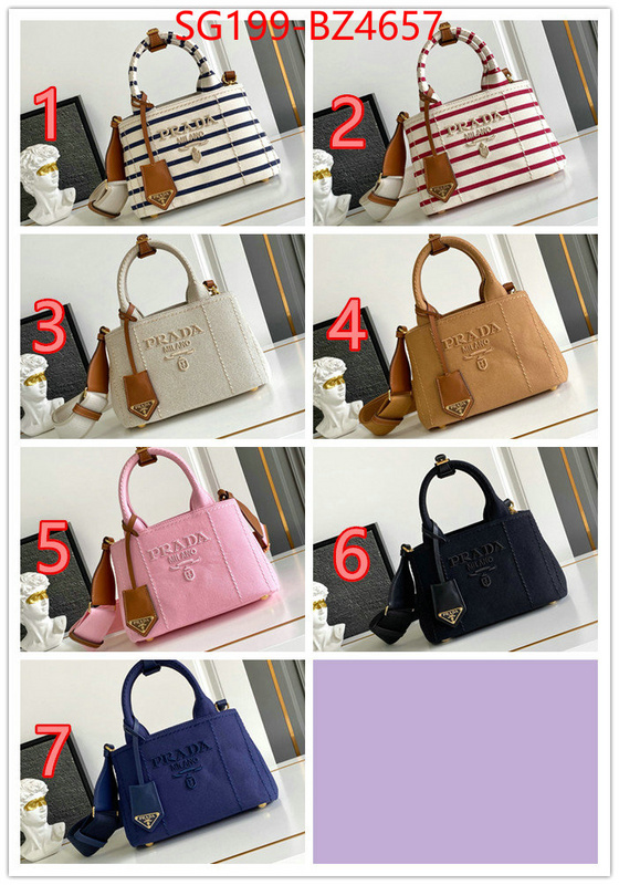 Prada Bags(TOP)-Handbag- perfect ID: BZ4657 $: 199USD,