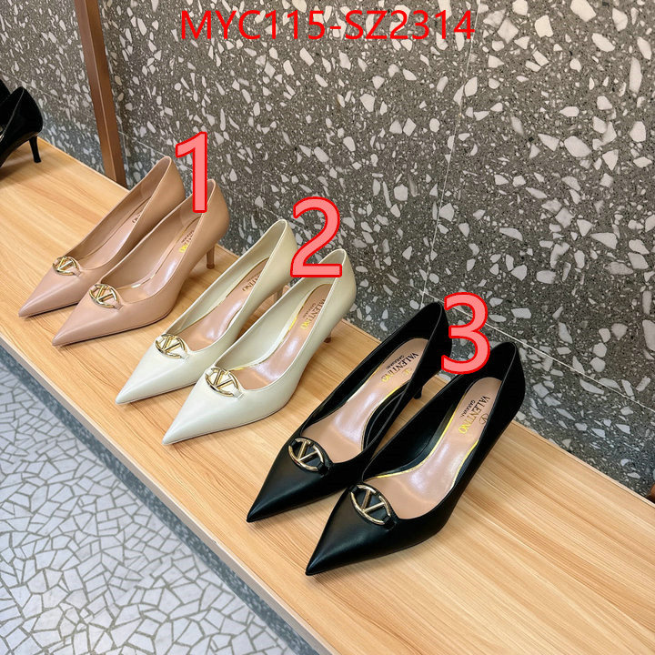 Women Shoes-Valentino high quality perfect ID: SZ2314 $: 115USD