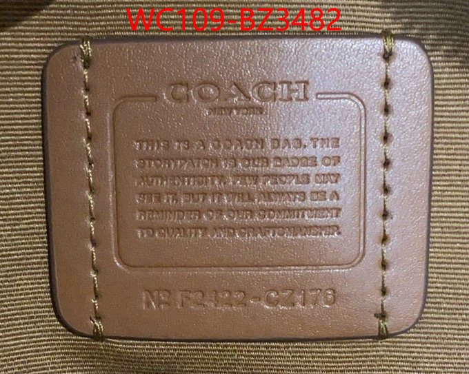 Coach Bags(4A)-Backpack- aaaaa replica ID: BZ3482 $: 109USD,