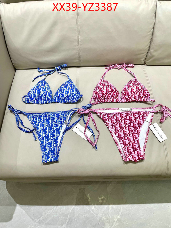 Swimsuit-Dior designer high replica ID: YZ3387 $: 39USD