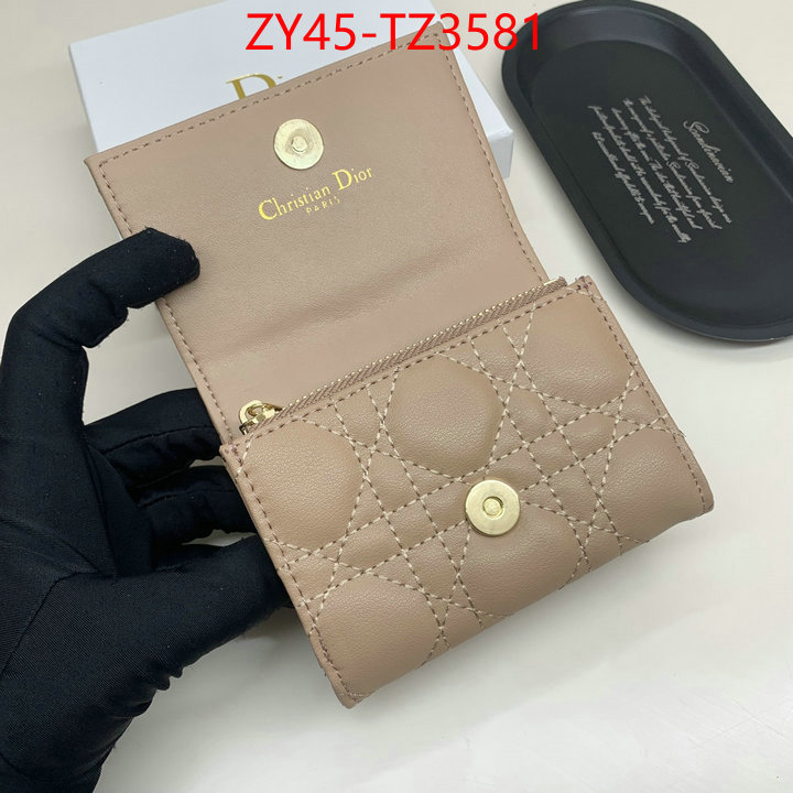 Dior Bags(4A)-Wallet- high quality aaaaa replica ID: TZ3581 $: 45USD,