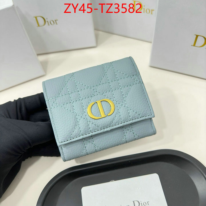Dior Bags(4A)-Wallet- aaaaa class replica ID: TZ3582 $: 45USD,