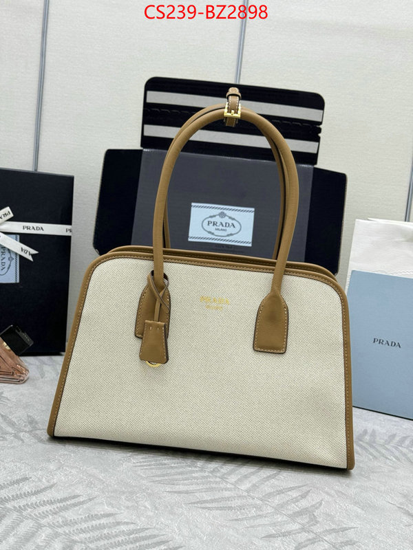 Prada Bags(TOP)-Handbag- luxury cheap replica ID: BZ2898 $: 239USD,