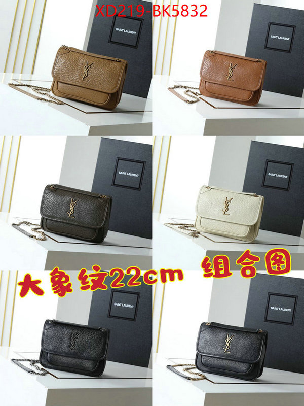 YSL Bags(TOP)-Niki Series mirror copy luxury ID: BK5832 $: 219USD,