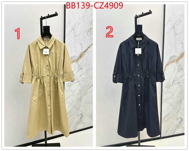 Clothing-Hermes brand designer replica ID: CZ4909 $: 139USD