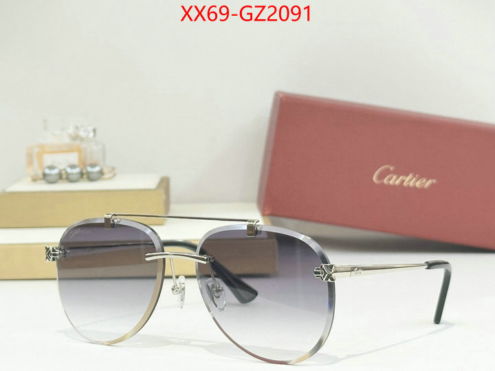Glasses-Cartier first copy ID: GZ2091 $: 69USD