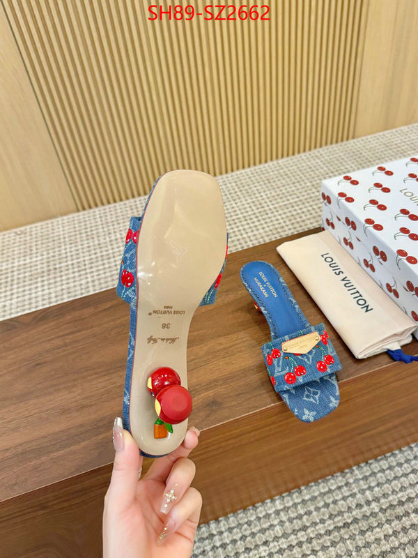 Women Shoes-LV the quality replica ID: SZ2662 $: 89USD