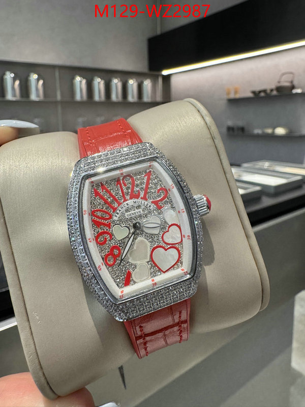 Watch(4A)-Franck Muller fake designer ID: WZ2987 $: 129USD