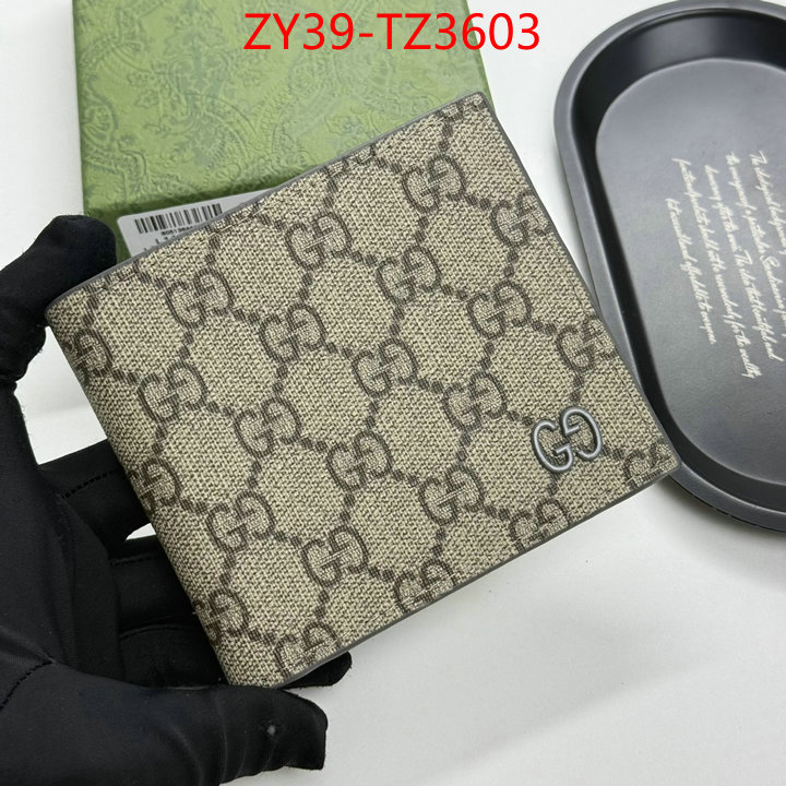 Gucci Bags(4A)-Wallet- 2024 replica wholesale cheap sales online ID: TZ3603 $: 39USD,