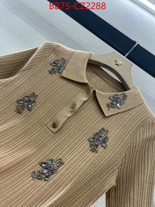 Clothing-Fendi replcia cheap from china ID: CZ2288 $: 75USD