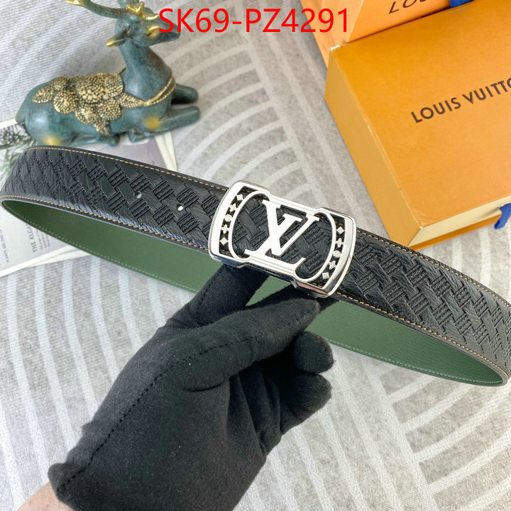 Belts-LV luxury fashion replica designers ID: PZ4291 $: 69USD