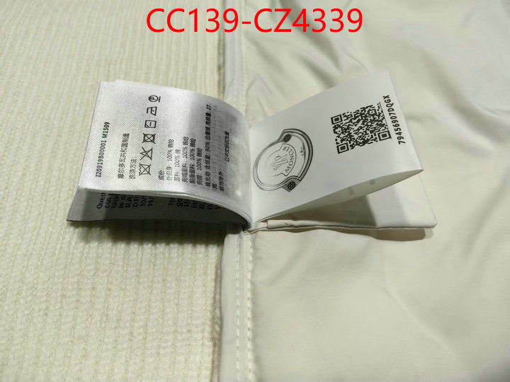 Down jacket Men-Moncler 2024 perfect replica designer ID: CZ4339 $: 139USD