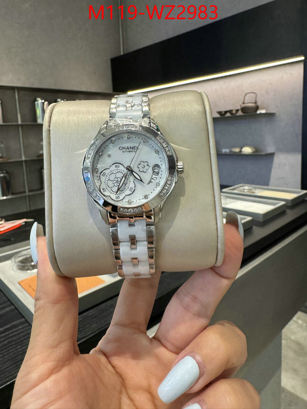 Watch(4A)-Chanel replica aaaaa designer ID: WZ2983 $: 119USD